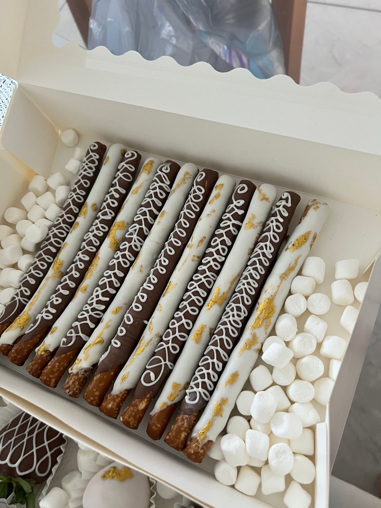 Chocolate Pretzels (Dozen)