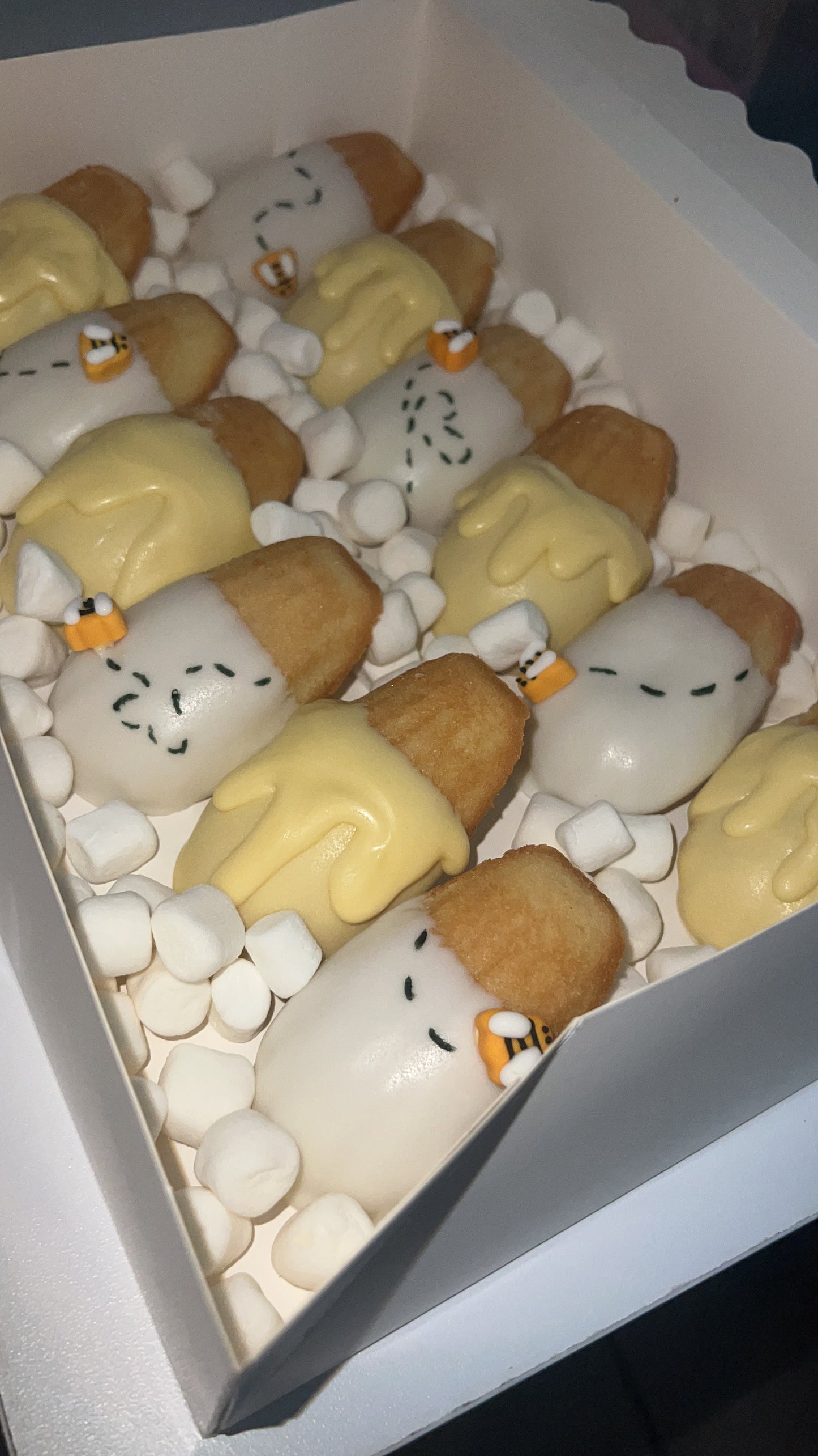 Chocolate-Dipped Madeleines (Dozen)